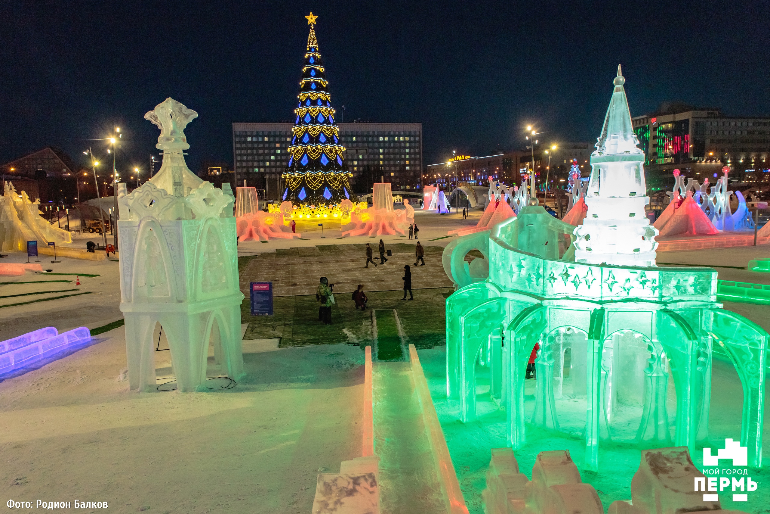 Ледовый городок Пермь 2019