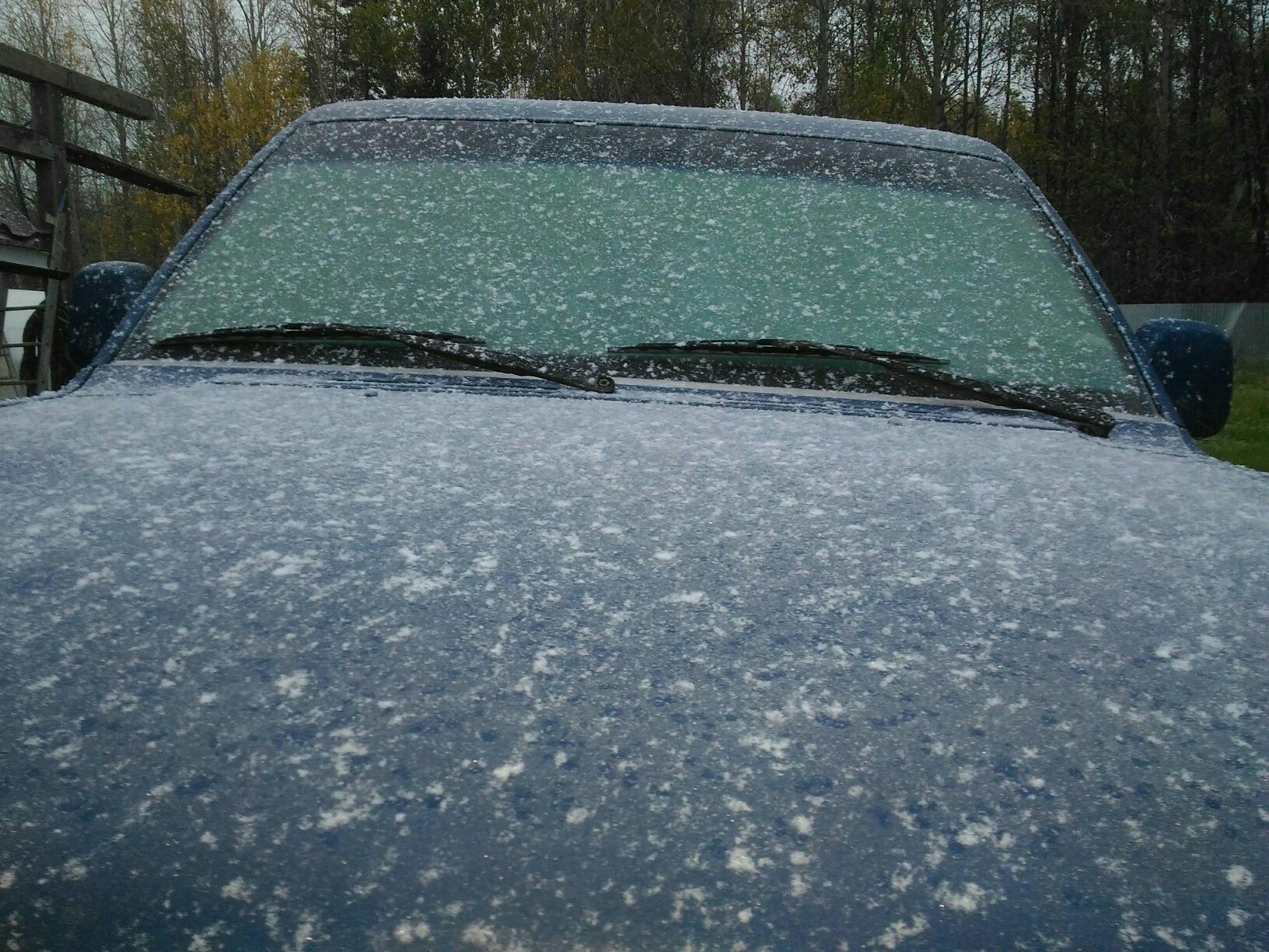 Снег в Перми 28 сентября