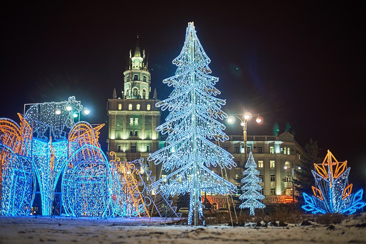 Главная Новогодняя площадь Перми